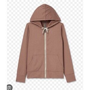 Vuori Halo Hoodie M Burnt Clay Heather Sport Luxe Athleisure Elevated Basic